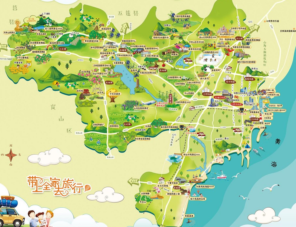 渭滨景区使用手绘地图给景区能带来什么好处？